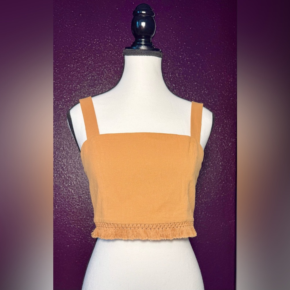 Windsor Smocked Crop Tank Top